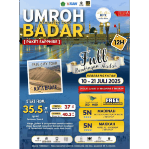 Umroh Plus Badar City Tour 12 Hari