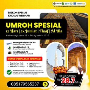 Umrah Plus Thaif 12 Hari by Umaroh Tour